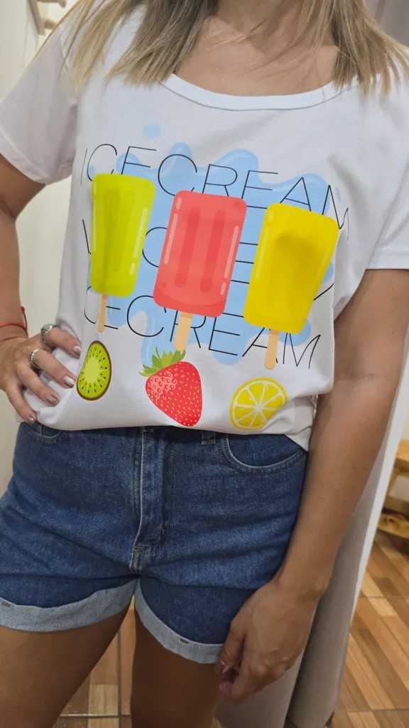 Triple Sabor – Remera Mujer