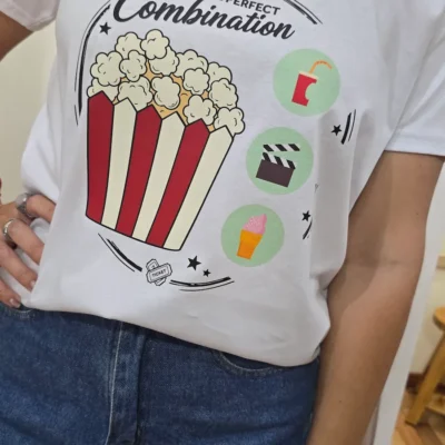 remera blanca perfect combination mujer