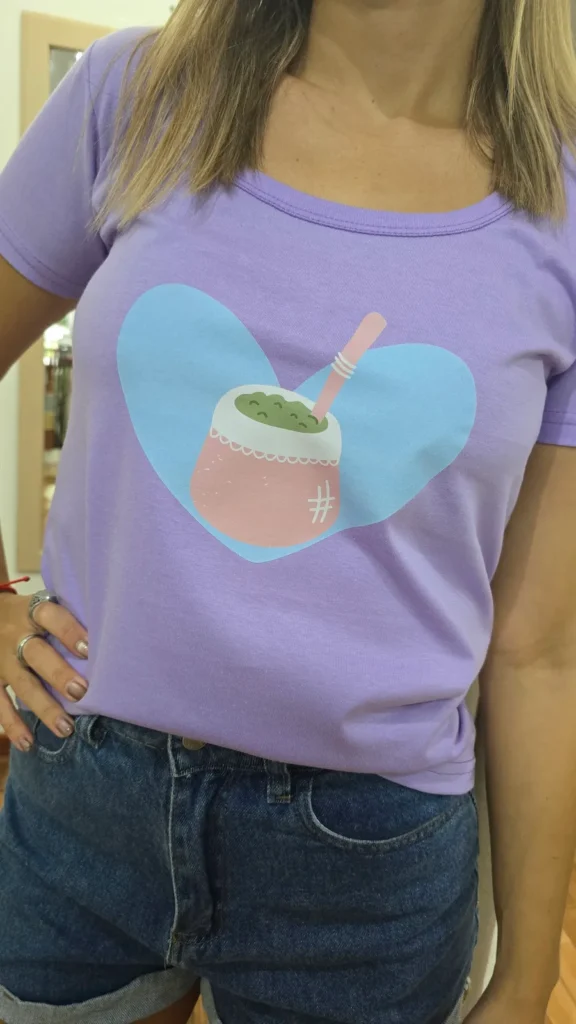 Corazón Matero – Remera Mujer