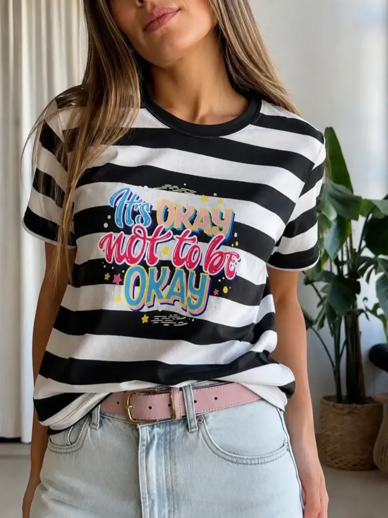 Okay not Okay – Remera Mujer