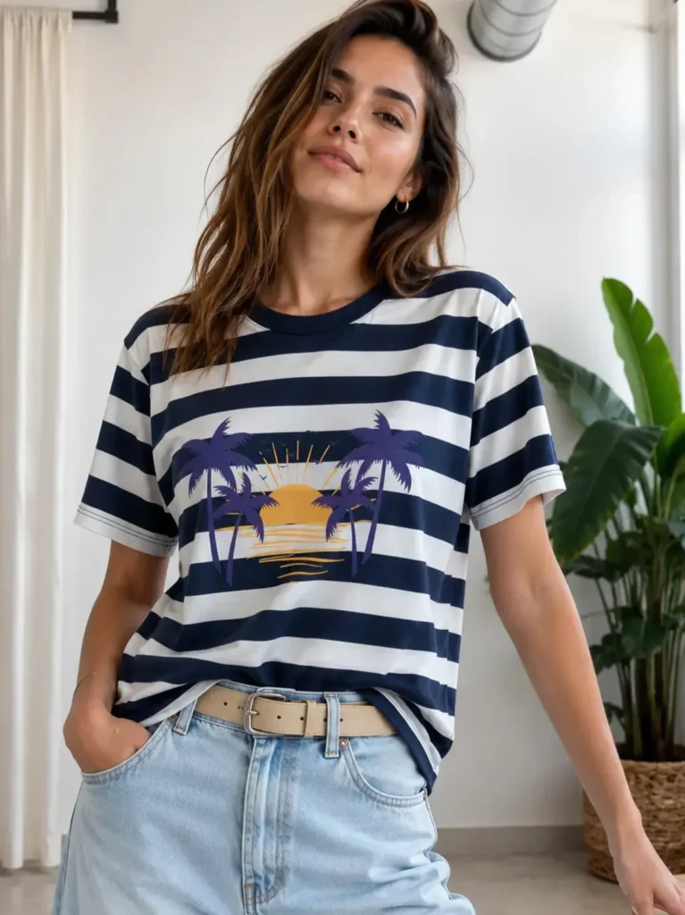 Summer Beach – Remera Mujer