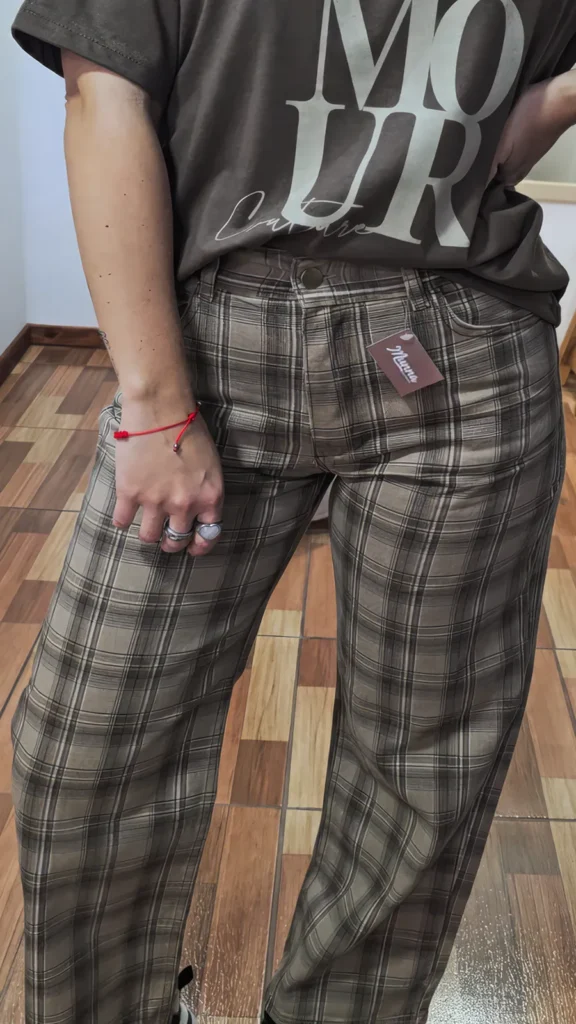 Pantalón Cuadrillé – Mujer