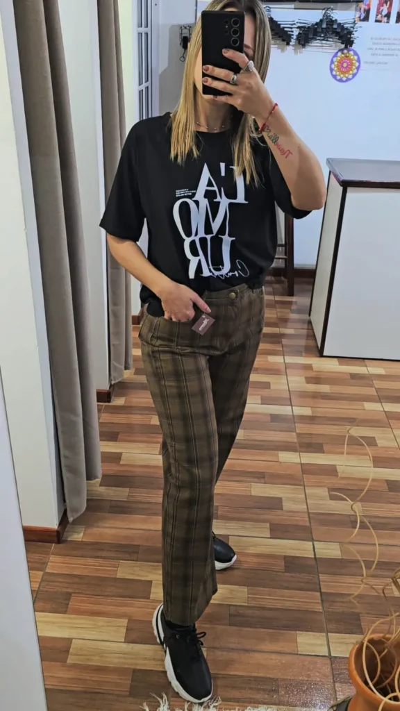 Pantalón Cuadrillé – Mujer