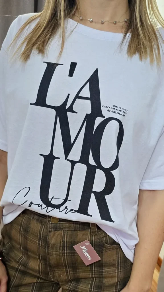 L’AMOUR – Remera Mujer