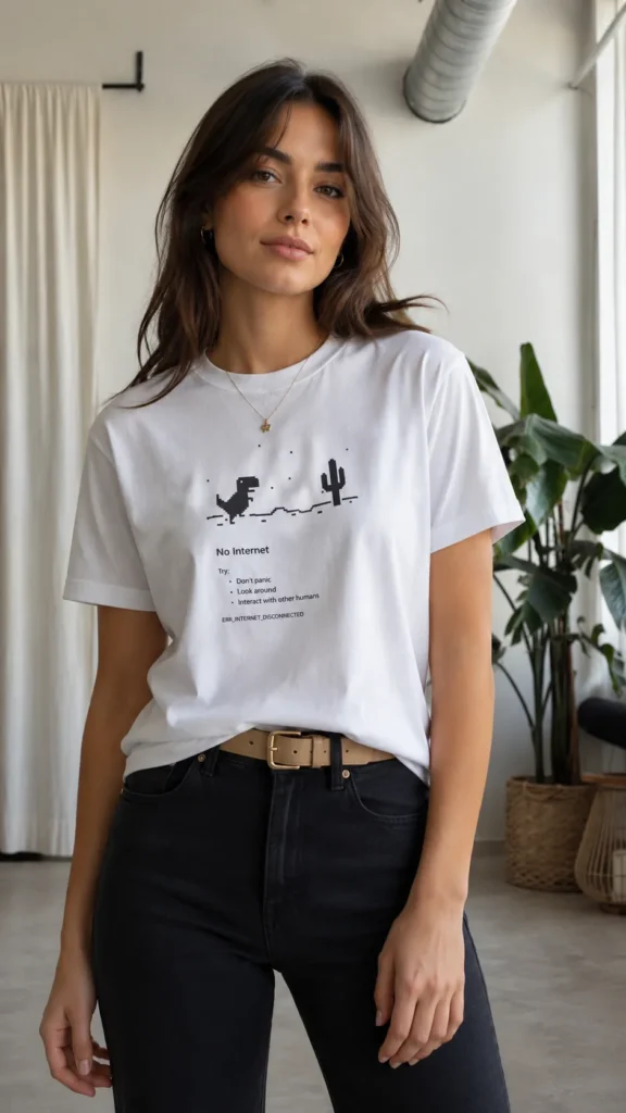 NO INTERNET – Remera