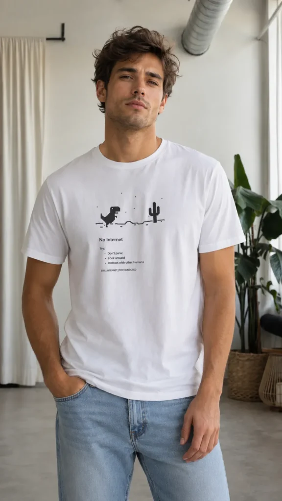 NO INTERNET – Remera
