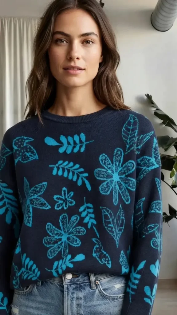 Sweater Jaqcuard Importado – Mujer