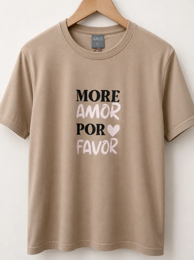 MORE AMOR POR FAVOR – Remera Mujer