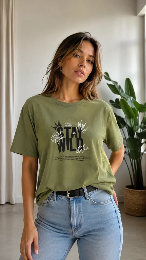STAY WILD – Remera
