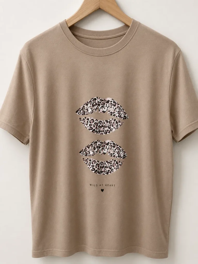 WILD AT HEART ❤︎ – Remera Mujer