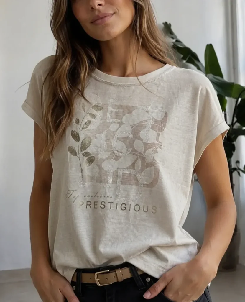 PRESTIGIOUS – Remera Mujer