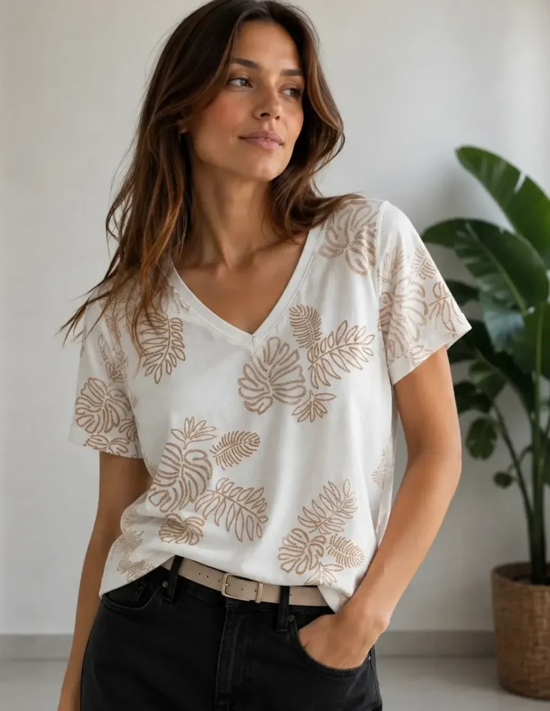 TINA – Remera Bordada Mujer