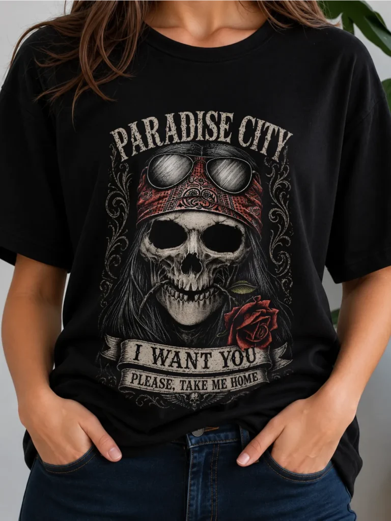 Paradise City – Guns N’ Roses | Remera Unisex